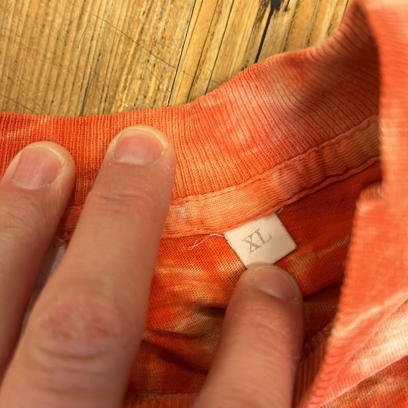 Pink Floyd Vintage The Wall Red/Orange Tie Dye Size XL - Picture 5 of 6